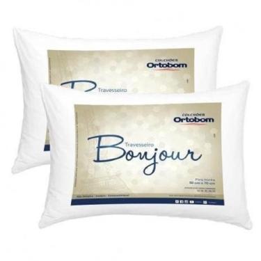 Imagem de 4 Travesseiro de Fibra de Silicone Super Macio 50x70cm Bonjour - Kolin