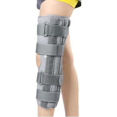 Imagem de Imobilizador De Joelho Cinta De Perna Completa Adequada Para Recuperação Pós-pré-operatória E Cirurgia Do Joelho Suporte Reto Para Tala De Joelho