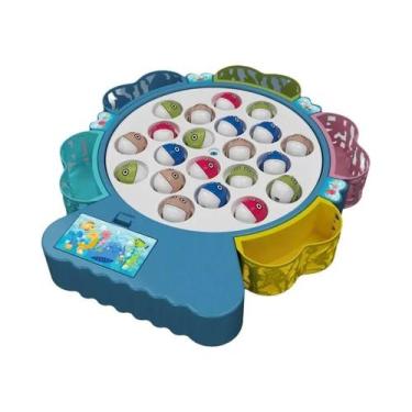 Imagem de Brinquedo De Pesca Elétrica Infantil Com Música, Peixe Giratório, Jogo