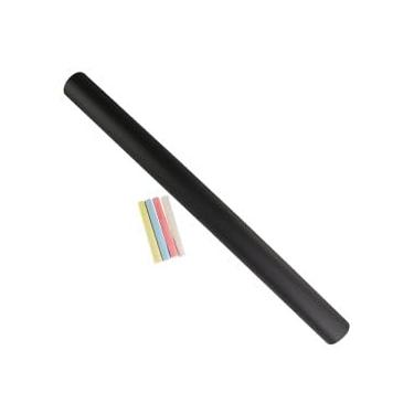 Imagem de Revestimento Adesivo Fosco para Móveis e Paredes, 2m x 45cm, 120 Micras, Preto