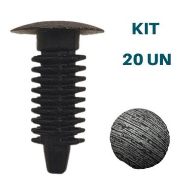 Imagem de 20 grampo rebite plastico forro interno 25mm pinheirinho - Indústria B