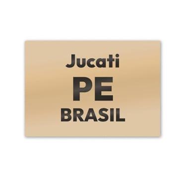 Imagem de Imã de Geladeira Jucati Pernambuco MDF 8x5 para Recordação
