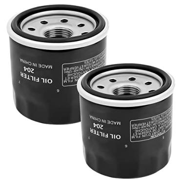 Imagem de JCKLW Filtro de óleo 204 para Honda 15410MCJ000 CBR600RR CBR1000RR GL1800 Gold Wing CTX700 VT750C NC750X, Kawasaki 16097-0002 KRF800 Teryx KVF750 Brute Force, Yamaha YZ. F R1 F JR1300A Arctic Cat 3201
