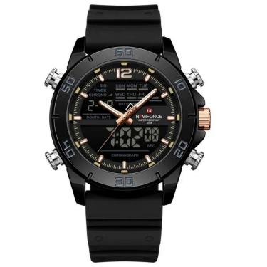 Imagem de Relógio masculino esportivo digital dual display esportivo à prova d´agua