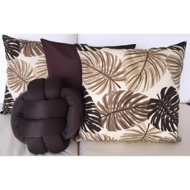 Imagem de Kit 3 Capas de Almofadas Decorativas + Almofada Nozinho(4)