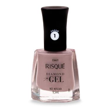Imagem de Esmalte Risqué Diamond Gel Cor Noz Moscada 9,5ml