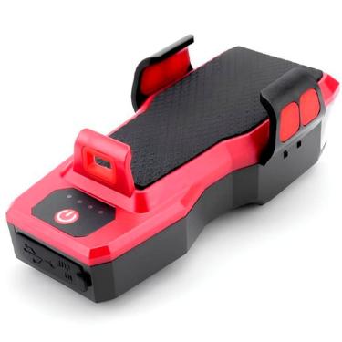 Imagem de Led recarregável Vermelho suporte de celular para Bicicleta
