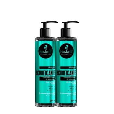 Imagem de Kit Haskell Acidificante Ph 5.0 Shampoo Extra (2 unidades)