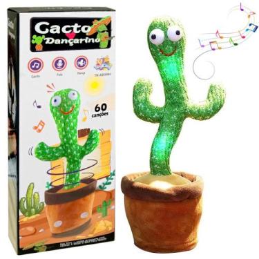 Imagem de Cacto do Tiktok Dança Canta e Imita Voz Toca Música Recarregável - Toy