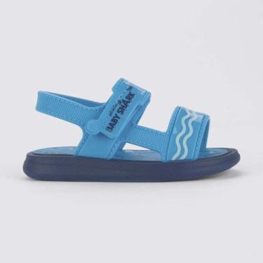 Imagem de Sandália baby shark summer grendene kids, Azul, 19