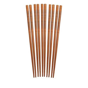 Imagem de Helen's Asian Kitchen Hashis de bambu embrulhados em seda, 22,8 cm, 5 pares