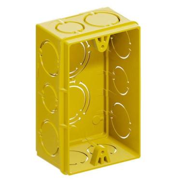 Imagem de Caixa de Luz Tigreflex 4x2 Amarela Tigre