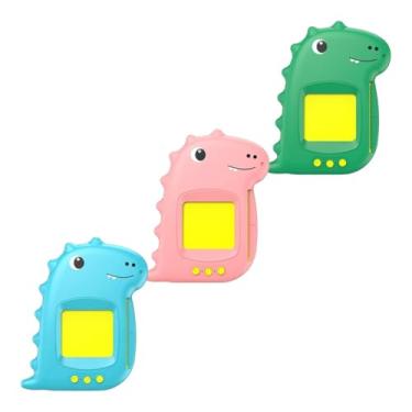 Imagem de Brinquedo Card Apraxia Infantil Cartão Inglês Português Dino (Azul)