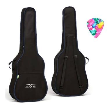 Imagem de Capa Bag Case Violão Folk Impermeável Alça Dupla - Avs