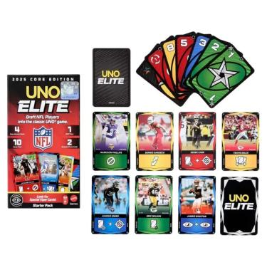 Imagem de Jogo de Cartas Uno Elite NFL Pacote Inicial - Mattel