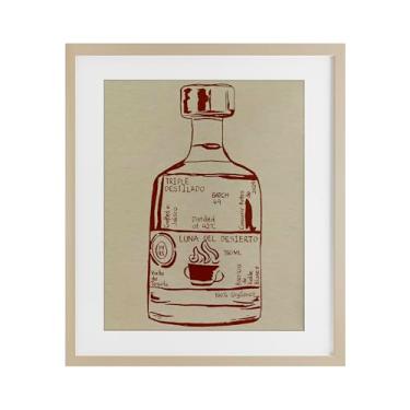 Imagem de Stupell Industries Impressão emoldurada Minimal Liquor Essence Birch Under Glass design por Melissa Wang, 16 x 13