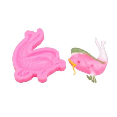 Imagem de Angel Wings Molde de sabão de silicone de peixe, moldes de resina, super brilhante, molde de fundição de resina epóxi, moldes de decoração de bolo de chocolate para artesanato DIY