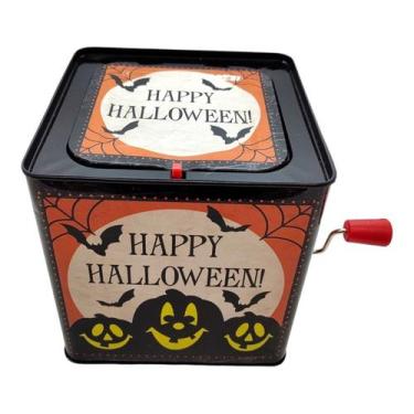 Imagem de Brinquedo de Halloween com Movimento - Caixa Surpresa Gato - 1 unidade
