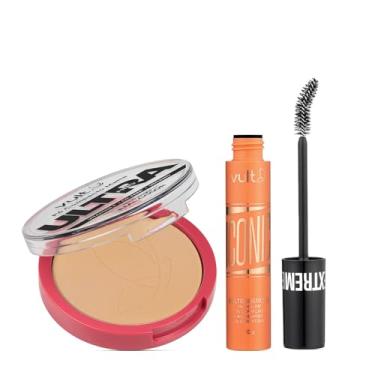 Imagem de Vult Combo Pó Compacto Matte Ultrafino Cor V430 + Máscara de Cílios Extreme Iconic 10g