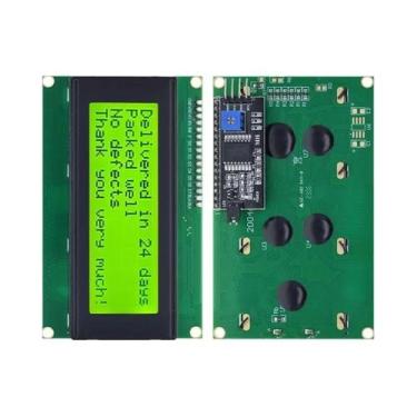 Imagem de Módulo LCD Azul Verde 20x4 Com Interface I2C Para Arduino HD44780 Disp