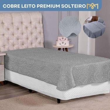 Imagem de Cobre Leito Solteiro Colcha Slim Antialérgica Moderno Avulso Toque Sua