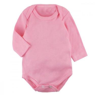 Imagem de Body Manga Longa Roupas De Bebê Varias Cores 100% Algodão - Koala Baby