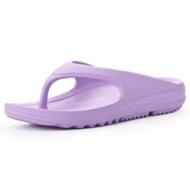 Imagem de Sandálias que ela avalia ortopédicas para mulheres Arch Support Purple