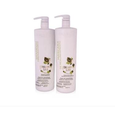Imagem de Kit Progressiva Sem Formol Organic Luxe Souple Liss 2x1l