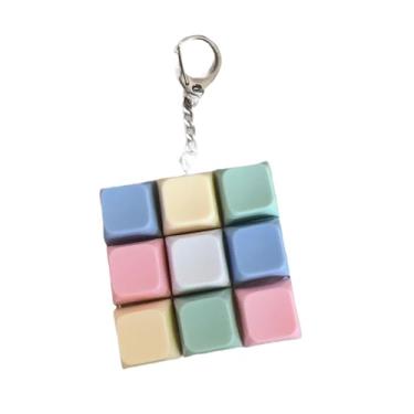 Imagem de Dynwave Chaveiro de brinquedo com botão Fidget de 9 teclas, acessório criativo para crianças, adultos, escola, homens, mulheres e adolescentes, Style B