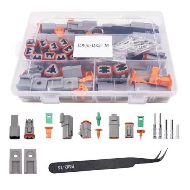 Imagem de Conector Deutsch, DT 2 3 4 pinos Deutsch DT Conectores com pinças, fio automotivo à prova d'água Conectores elétricos com 16# Contatos carimbados para carro, caminhão, barco, caravana, motocicleta