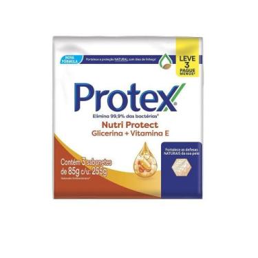 Imagem de Kit Sabonete em Barra Protex Nutri Protect 3 Unidades 85g Cada