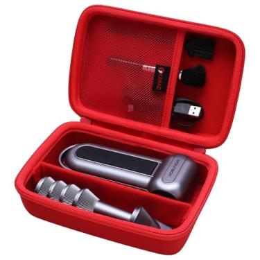 Imagem de XANAD Capa para soprador de poeira compatível com WOLFBOX MF100 / MF50 espanador de ar elétrico - bolsa de armazenamento protetora de viagem, vermelha (apenas capa)