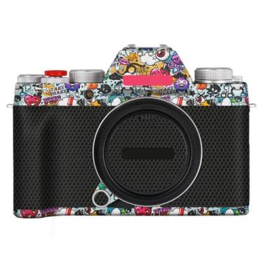 Imagem de XT200 Película de vinil antirriscos para câmera FujiFilm X-T200 Adesivo de acessórios de fotografia de filme de desenho animado (branco grafiti)