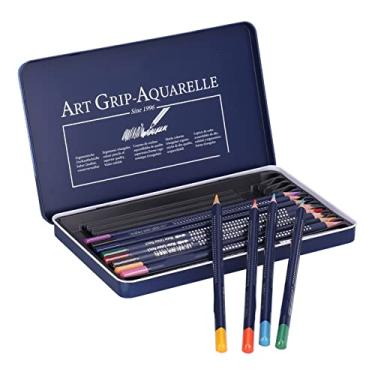 Imagem de AYNEFY Conjunto de Lápis Em Aquarela, Lápis de Cor de Qualidade Premium para Desenho e Coloração, Pré-encharcado, Perfeito para Materiais Escolares e Projetos de Arte (12 cores)