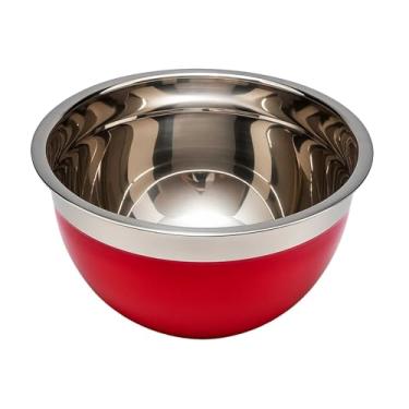 Imagem de Tigela Bowl 18cm Inox Colorido Cores Sortidas para Sobremesas Petiscos Mesa Buffet