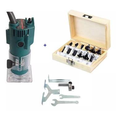 Imagem de Tupia 650W Com Kit Fresa 6Mm 110V