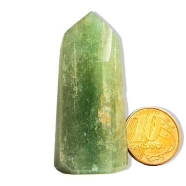 Imagem de Ponta Onix Verde Pedra Natural 50 a 60mm 30 a 60g Tipo B - CristaisdeC