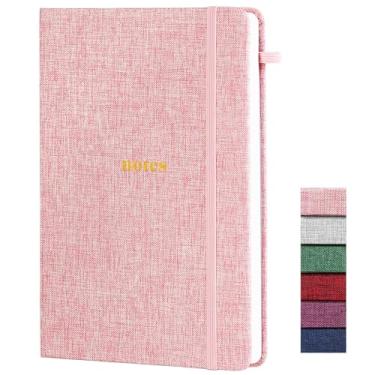Imagem de TSFPapier Journal Notebook College Ruled Diary for Writing A5 Hardcover Notepad Office & School Supplies Pink