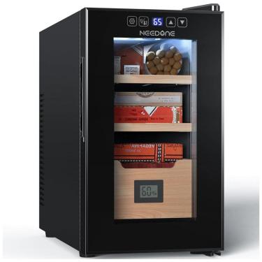 Imagem de Umidor de Charutos NEEDONE 26 Litros: Controle de Umidade, Aquecimento e Refrigeração, Silencioso, Termostato - Armazena até 200 Charutos