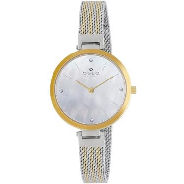 Imagem de Relógio Oslo Feminino Slim OFTSSS9T0062-B1SK Bicolor