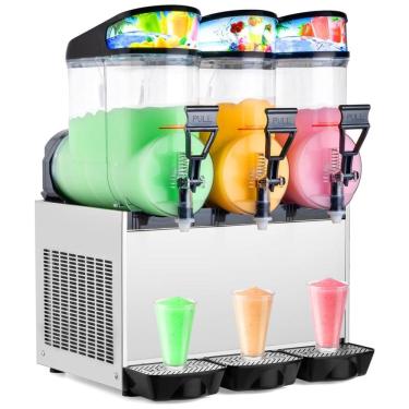 Imagem de Máquina de Frozen ROVSUN, 45L X 3 Tanques de Slushie, Eficiente em Resfriamento para Casa, Restaurante, Bar e Festas