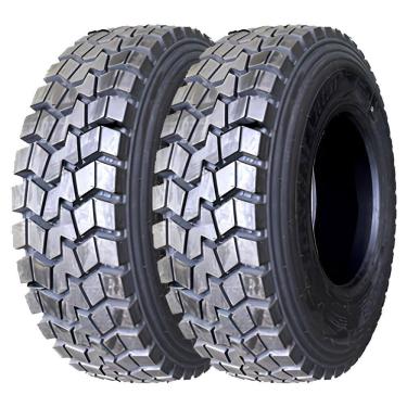 Imagem de Pneu Longmarch D353 295/80R22.5 Aro 22.5 152/149L Misto Borrachudo Kit2