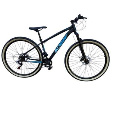 Imagem de Bicicleta Aro 29 Ksw Xlt 100 Pneu Faixa Amarelo 21 Velocidades Suspens