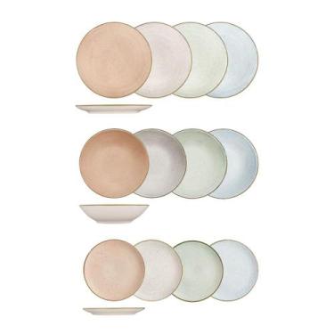 Imagem de Aparelho de Jantar 12 peças Oxford Unni Aquarela