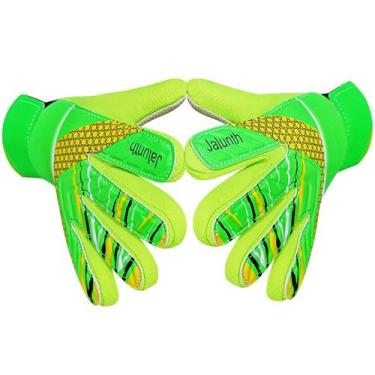 Imagem de Luvas de goleiro Jalunth Adult Green Tamanho 10 M-L