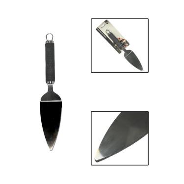 Imagem de Espátula Bolo Torta Inox Silicone Lâmina Serra