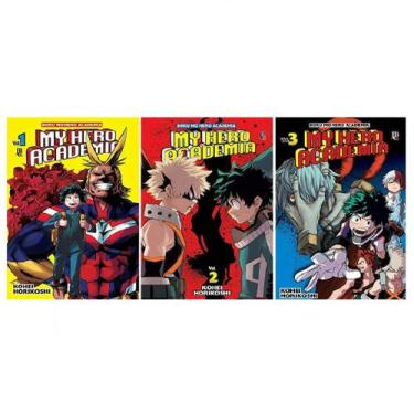 Imagem de Kit My Hero Academia Vol. 1 ao 3 - JBC