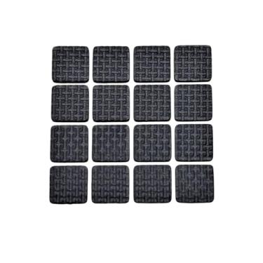 Imagem de Pacote com 16 almofadas antiderrapantes para móveis - prendedores de móveis premium com pés de borracha autoadesivos de 5 cm - Protetores de piso antiderrapantes ideais para almofadas de móveis