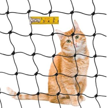 Imagem de Rede De Proteção Para Gatos Malha Quadrada Instala Fácil - Pelicano Im