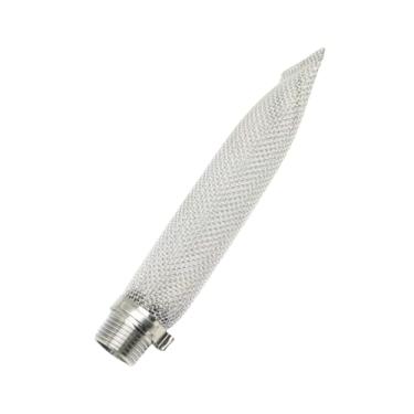 Imagem de KiBcsLic Tubo de filtro de cerveja em aço inoxidável com conexões NPT de 1/2", prático, reutilizável e, tipo bazuca, para produção de vinho, 6inch